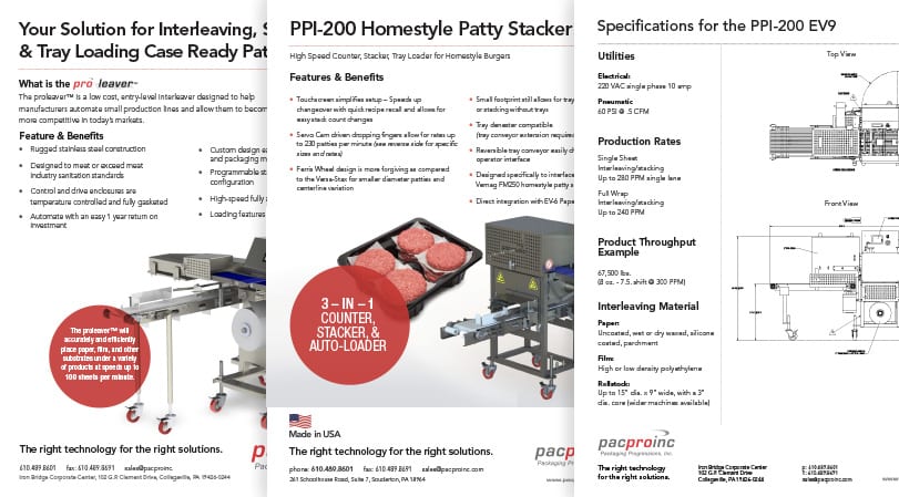 Pacproinc Sales Support Materials