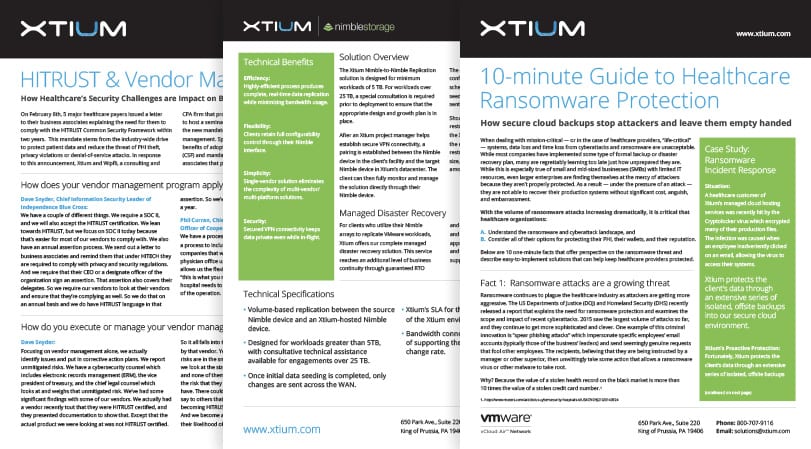 Xtium Data Sheets